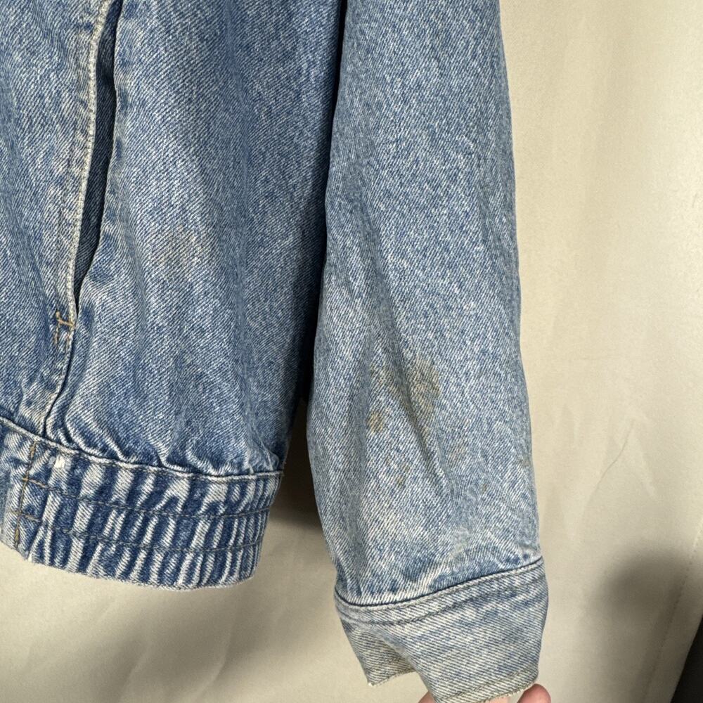 Vintage Elisabeth Liz Claiborne Blue Denim Jacket Western Cowboy Women’s 18 - Picture 3 of 7